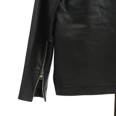W118 by Walter Baker Diagonal Zip Leather Jacket Owned by Sheila E. image 7