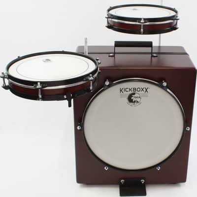 Toca Percussion Kickboxx Suitcase Drum Set with Kickboxx, 10" Snare, 10" Tom, and 3 Acce... image 10