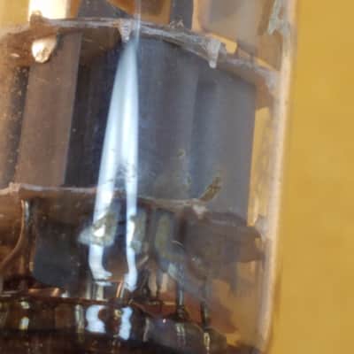 Amperex 6DJ8 tNOS AT1000 TESTED Vacuum Tube Heerlen Large Halo Getter GA3 GA4 GA6 GA7 Bugle Boy T3 ECC88 dual triode 1959-1962 image 5