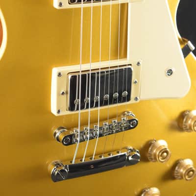 Epiphone Les Paul Standard 50s Plain Top Goldtop w/Gig Bag image 3