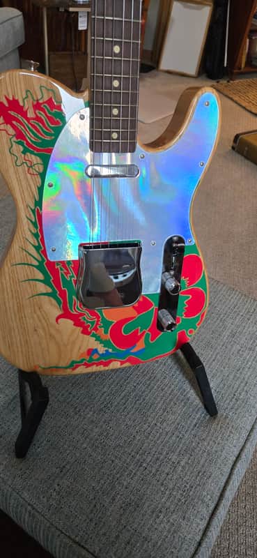 Mint Fender Jimmy Page Dragon Tele and OHSC image 1