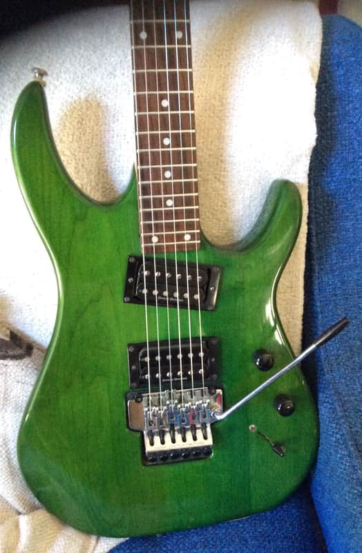Hamer Diablo 1990's Transparent Green image 1