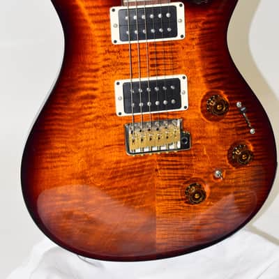 2015 PRS P24 Custom 24 Piezo Electric Guitar -  Black Gold Burst image 4
