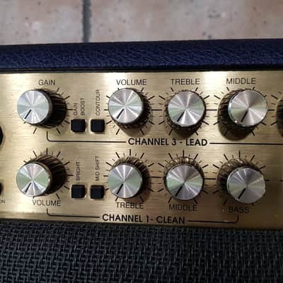 Marshall 6101 30th Anniversary 1X12 Rare Combo 1992 Blue image 3