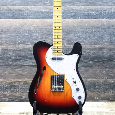 Nash Guitars T69TL 3-Tone Sunburst Light Aging Finish Electric Guitar w/Case image 2