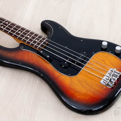 1978 Fender Precision Bass Sunburst Vintage Bass, 100% Original w/ Case image 10