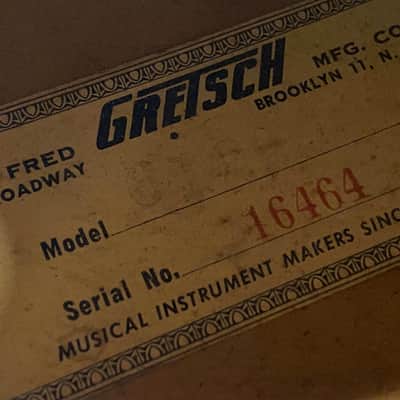 1954 Gretsch 6120 Chet Atkins vintage Rare first production cactus cowboy inlays image 8