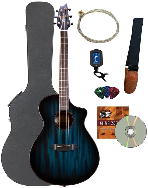 Breedlove Rainforest S Concert Papillon CE - African Mahogany w/ Hard Case image 1