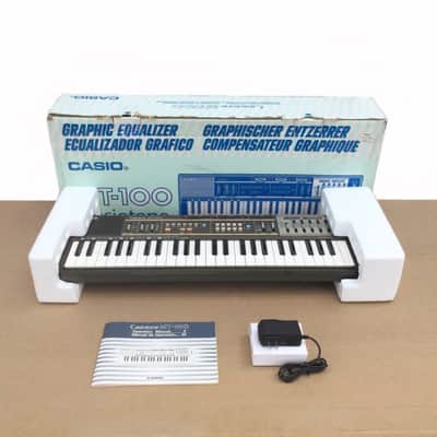 Casio MT-100 Casiotone Vintage Synthesizer Keyboard In Open Box image 1