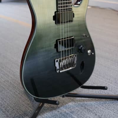 2019 Ibanez S61AL Axion Label Black Mirage Gradation Electric Guitar image 4