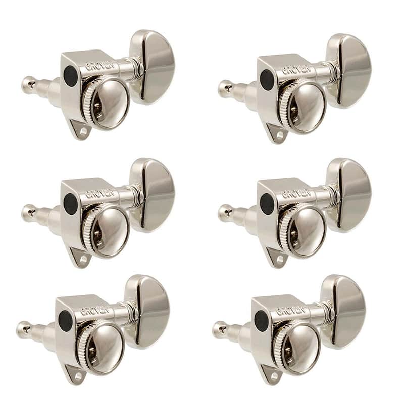 Grover Roto-Grip Rotomatics 502 Series Nickel Locking Tuners 3x3 TK-7935-001 image 1