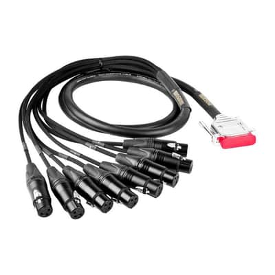 Mogami 8 Way Female XLR to DB25 Multicore Loom 3M (FXLR-DB25) image 3