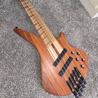 HELMS BASS GUITAR CO LJ-1 5 string multi scale headless image 9