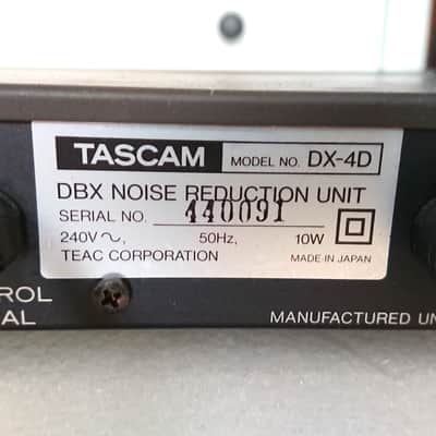 TASCAM DX-40 / dbx I Professional Noise Reduction 1980 - with marks image 10