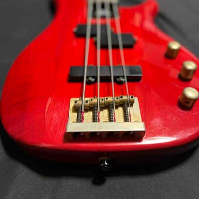 Fernandes FRB-55 MIJ 32" Medium Scale - Red Revolver Bass image 2
