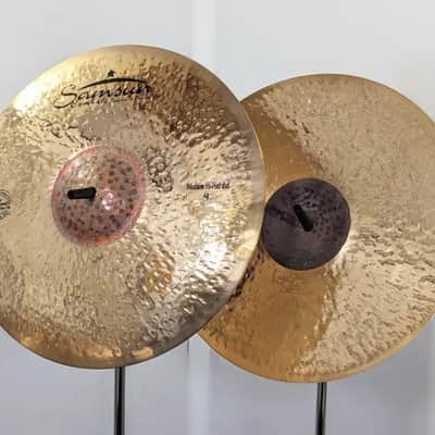 NEW Samsun 14" 21st Brilliant RB hi-hats (1050/1325g) REDUCED with VIDEO SOUND FILE image 2
