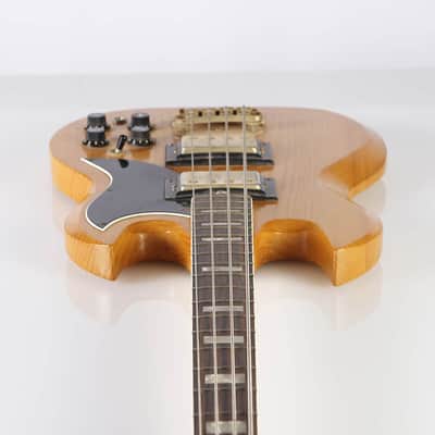 Vintage Wonder US SG Bass Natural Blonde electric bass guitar image 10