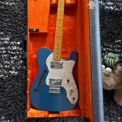 Fender American Vintage II '72 Telecaster Thinline 2022 - Present - Lake Placid Blue image 2
