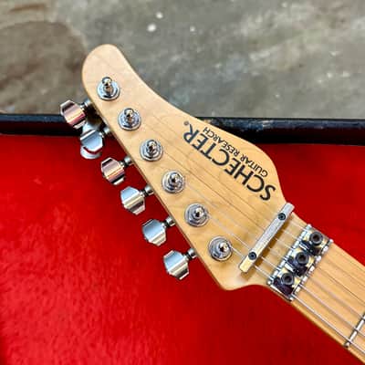 Schecter Schecter NV-III-24-AS 2009 - Trans blue Ash HSH super strat original vintage MIJ japan image 6