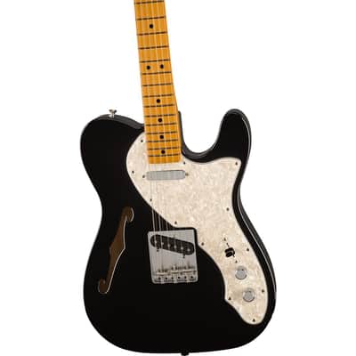 Fender Vintera II '60s Telecaster Thinline Electric Guitar, Black image 4