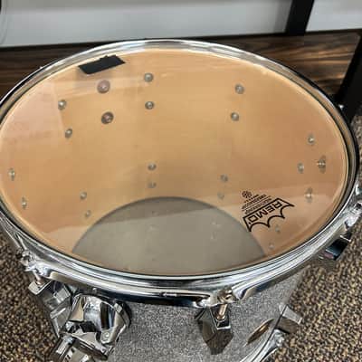 Vintage FIBES Austin Jasper Maple / Gum Shell 14x12 Floor Tom in Silver Sparkle image 8