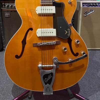 Guild Newark St. Collection X-175B Manhattan with Bigsby - Blonde image 2