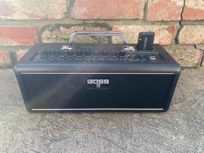 BOSS KATANA AIR BATTERY POWERED GUITAR AMP WITH WIRELESS TRANSMITTER POWER SUPPLY (USED) image 1