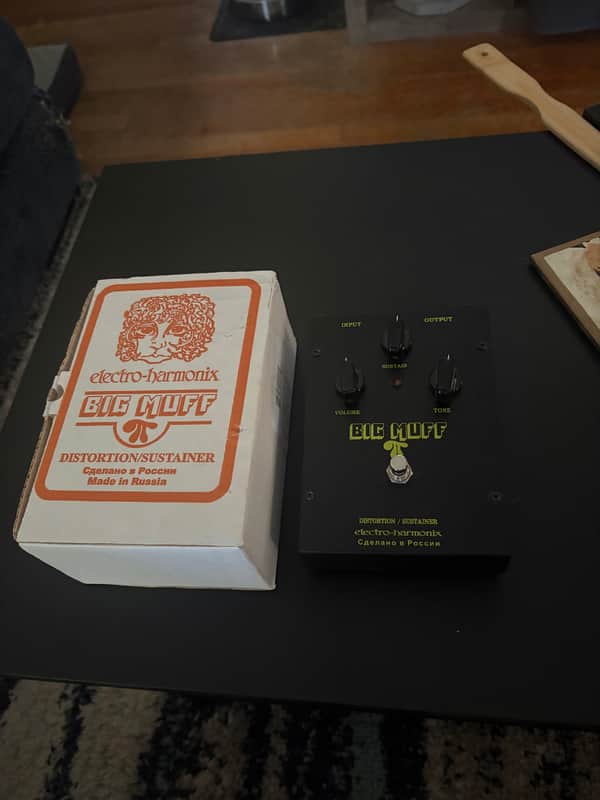 Electro-Harmonix Big Muff Pi V7 (Black Russian) 1998 - 2009 - Black image 1