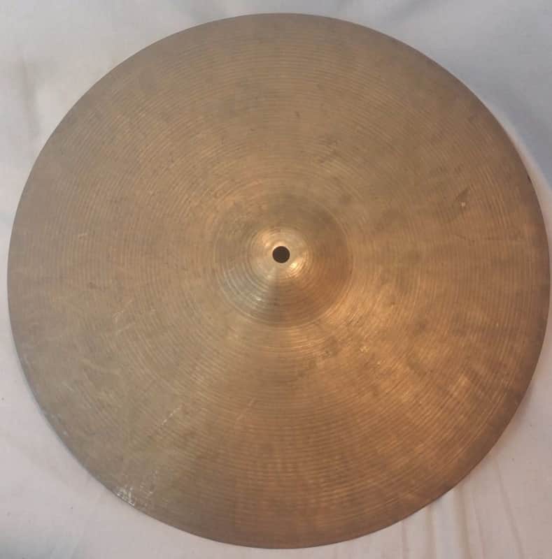 *UFIP 16" Crash Cymbal 1070g Medium-Thin B20 Bronze Made In Italy Vintage 60s* image 1