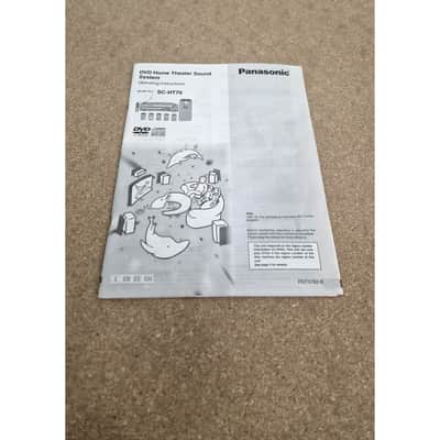 Panasonic SC-HT70 - DVD Home Theater Sound System - Silver - Excellent w/ Original Box image 3