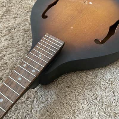 Tobacco Burst 8 String Mandolin, Mahogany Top Body, Rosewood Fingerboard Neck image 17