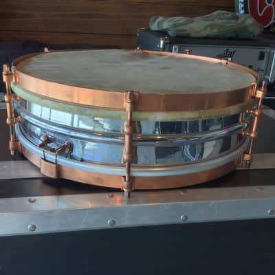 Ludwig 1920s Heavy 2-Pieces Brass Shell 4x14 -#578 image 2