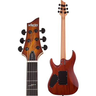 Schecter Guitar Research C-1 Exotic Spalted Maple 6-String Electric Guitar Regular Natural Vintage Burst image 4