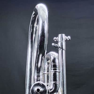 BOOSEY & Co. SOLBRON CLASS A CORNET SILVER PLATED 1911-1916 - S image 18