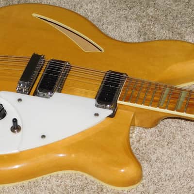 Rickenbacker 360/12 Semi-Hollow 12 String Electric Guitar Mapleglo Vintage 1980 image 3