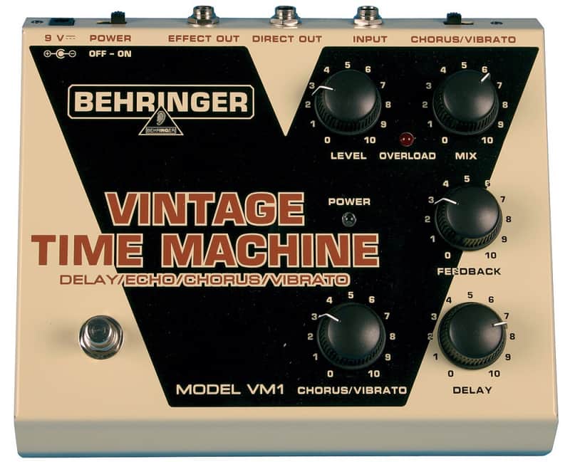 ギター BEHRINGER VINTAGE TIME MACHINE MODEL VM1 Behringer VM1 Vintage Time Machine Delay / Vibrato | Reverb