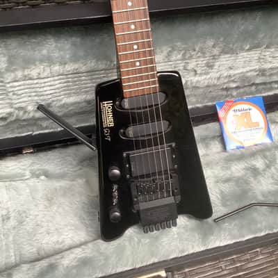 Hohner  Left hand Lefty Handed / G3 T Tremolo Headless Guitar Licensed by Steinberger - Black image 14