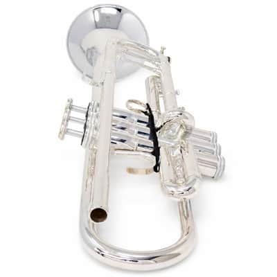 S.E. Shires Q10S Q-Series Professional Bb Trumpet in Silver Plate SN Q16482 image 12