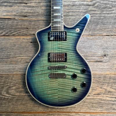 Dean USA Cadillac Flame Top Electric Guitar - Ocean Burst - Open Box image 1