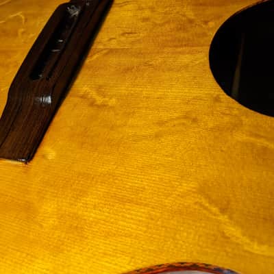 Handmade 40in Bearclaw Sitka Brown Ebony Wide Nut Shellac image 18