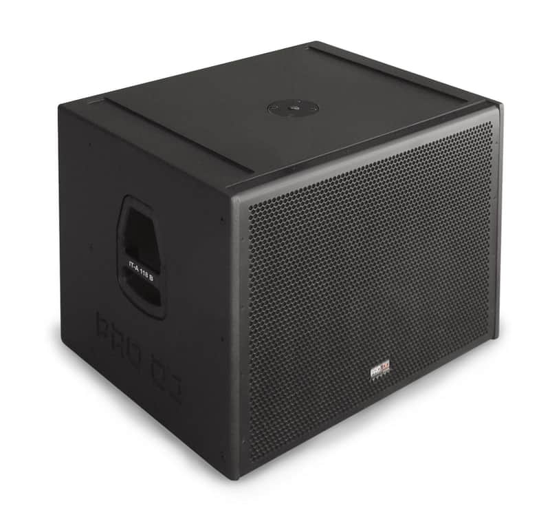 PRO DG ITA-118 Watts: 1000W RMS 4000 peak 18”, 137 dB, Plywood Active Subwoofer, Ideal for Touring, DJs, Churches & Bands (Made in Spain) image 1