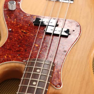 1996 Fender Precision Bass MIJ Stripped Natural image 11