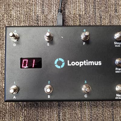 Loop Community Looptimus USB MIDI Foot Controller 2021 Black image 1