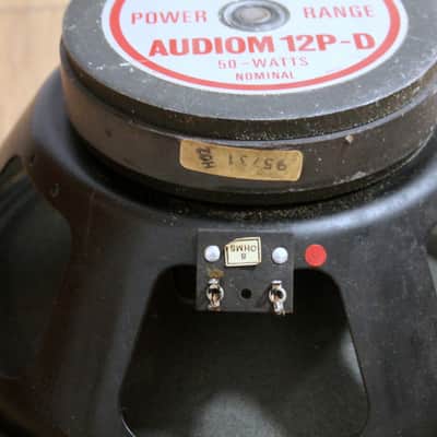Goodmans Audiom 12P, 8 Ohm, 1970s UK made image 3