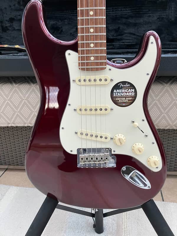 Fender 60th Anniversary American Standard Stratocaster 2014 - Bordeaux Metallic image 1