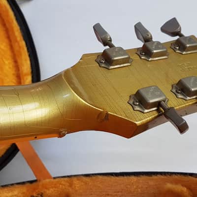 Vintage 1980 Gibson Les Paul Standard *Rare All Silver* USA Folk Art image 16