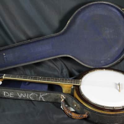 DeWick "Ideal" Tenor Banjo c1920 Very Rare! w/OHSC image 18