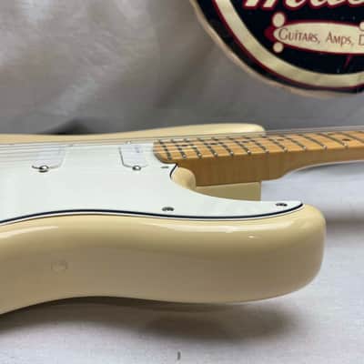 Fender American Standard Stratocaster Guitar with Lace Sensor pickups + Case 2005 - Buttercream or Honey Blonde or Yellow White / Maple neck image 7
