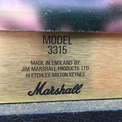 Marshall 3315 150 watt amp head 1988 rare image 7
