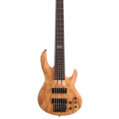 ESP LTD B206SM 6 String Electric Bass Guitar Natural Satin image 2